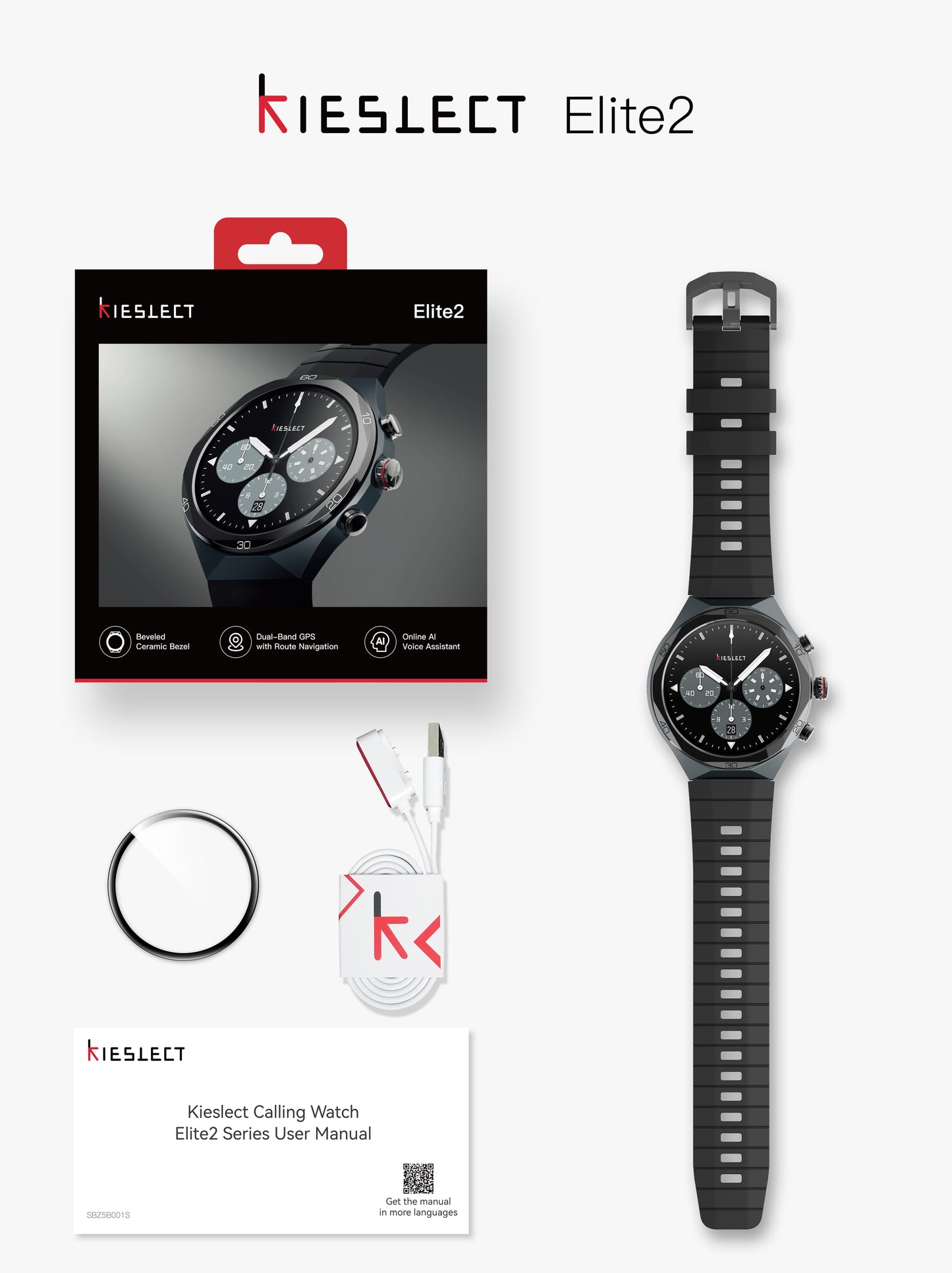 Kieslect Elite 2 AI Smartwatch